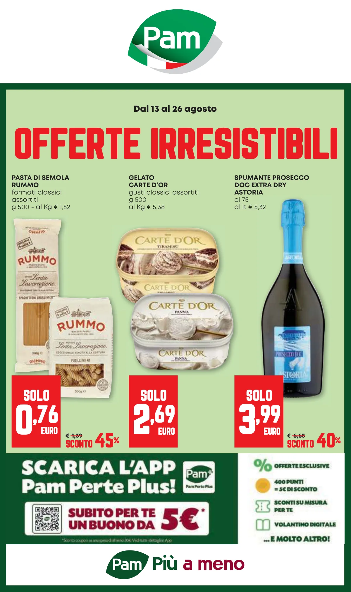 Volantino pam a Milano