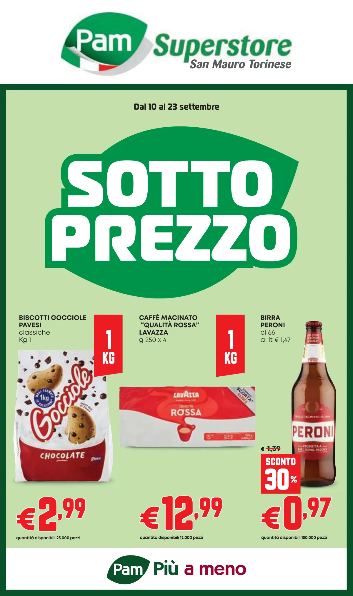 Volantino pam