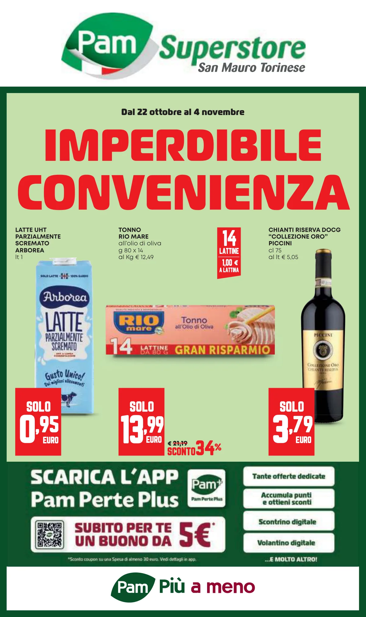 Volantino pam