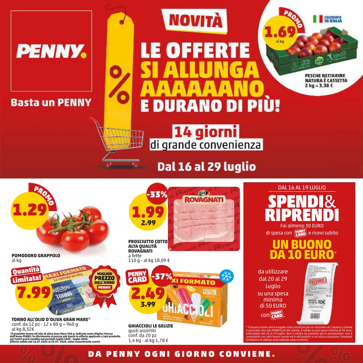 Volantino penny market offerte Novara