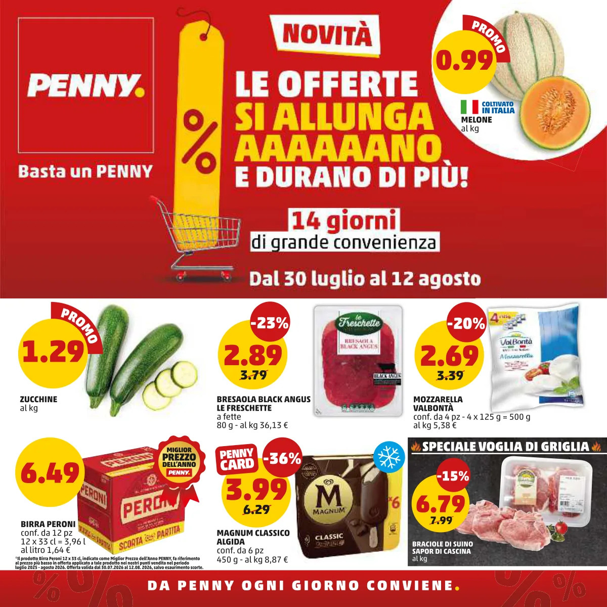 Volantino Penny Market offerte Pescara
