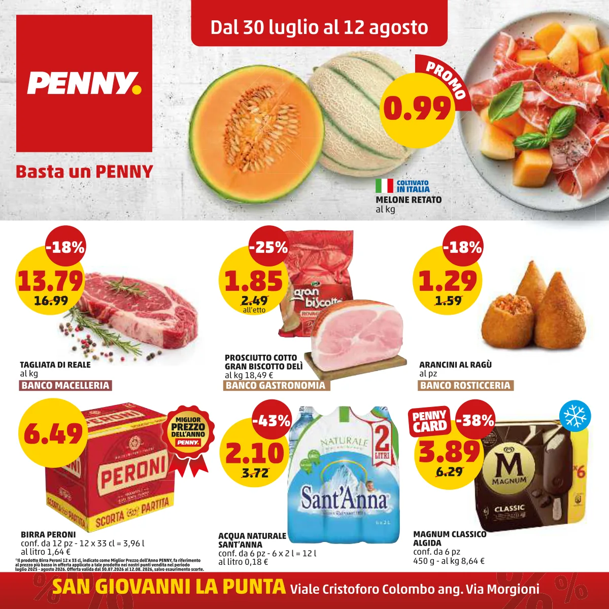 Volantino penny market a Palermo
