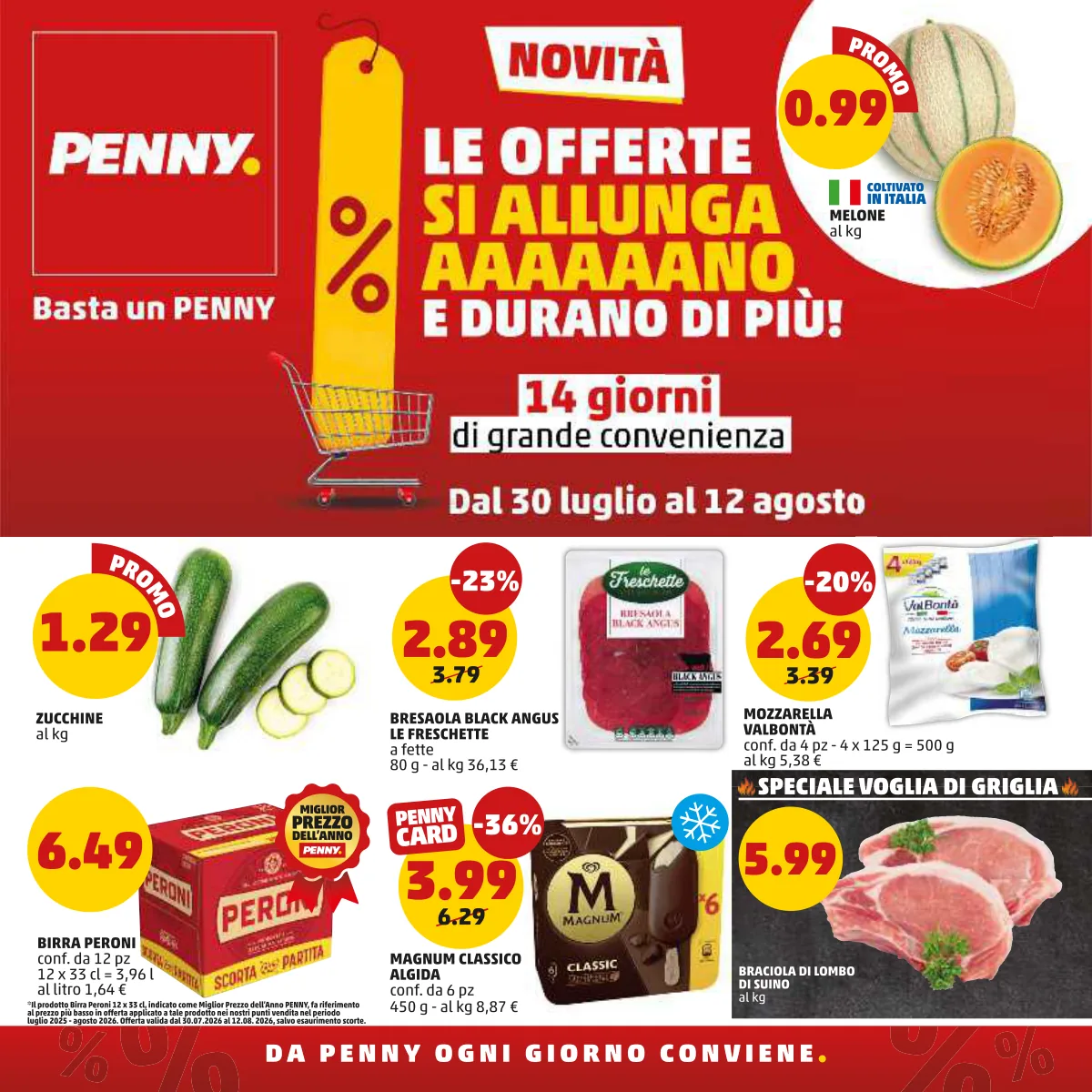 Volantino penny market a Luco dei Marsi