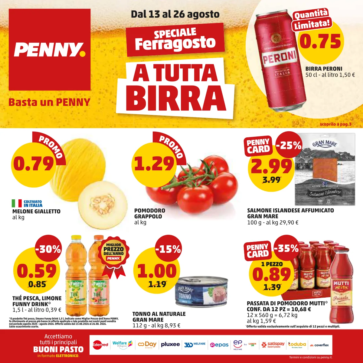 Volantino penny market a Novara