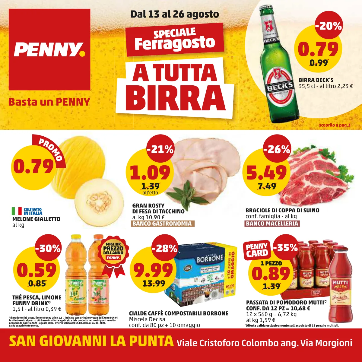 Volantino penny market a Palermo