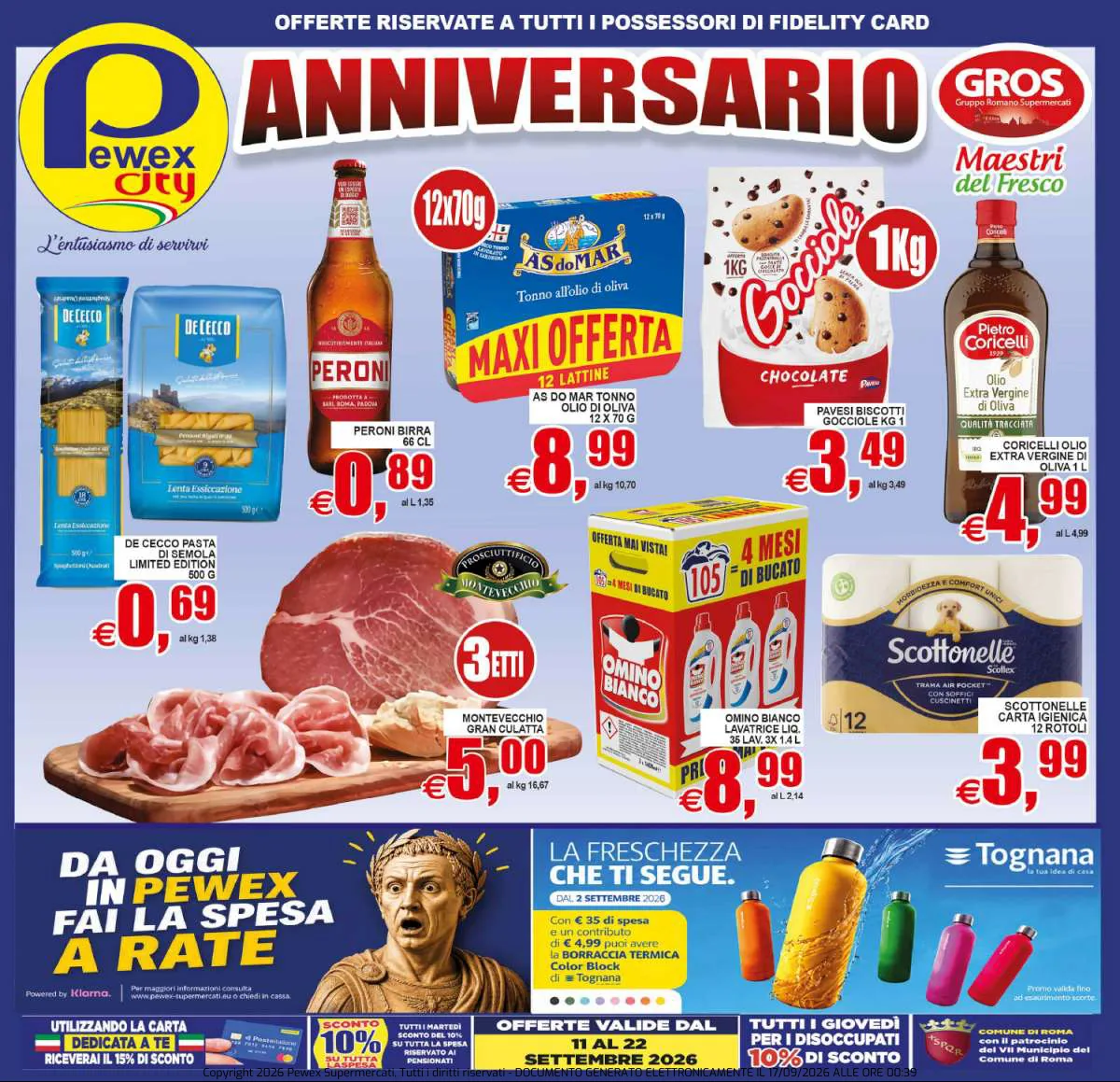Volantino pewex-city offerte Roma