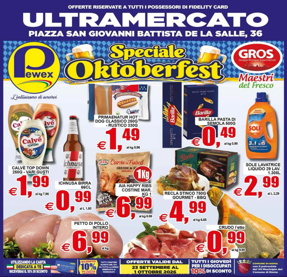 Volantino pewex-ultramercato