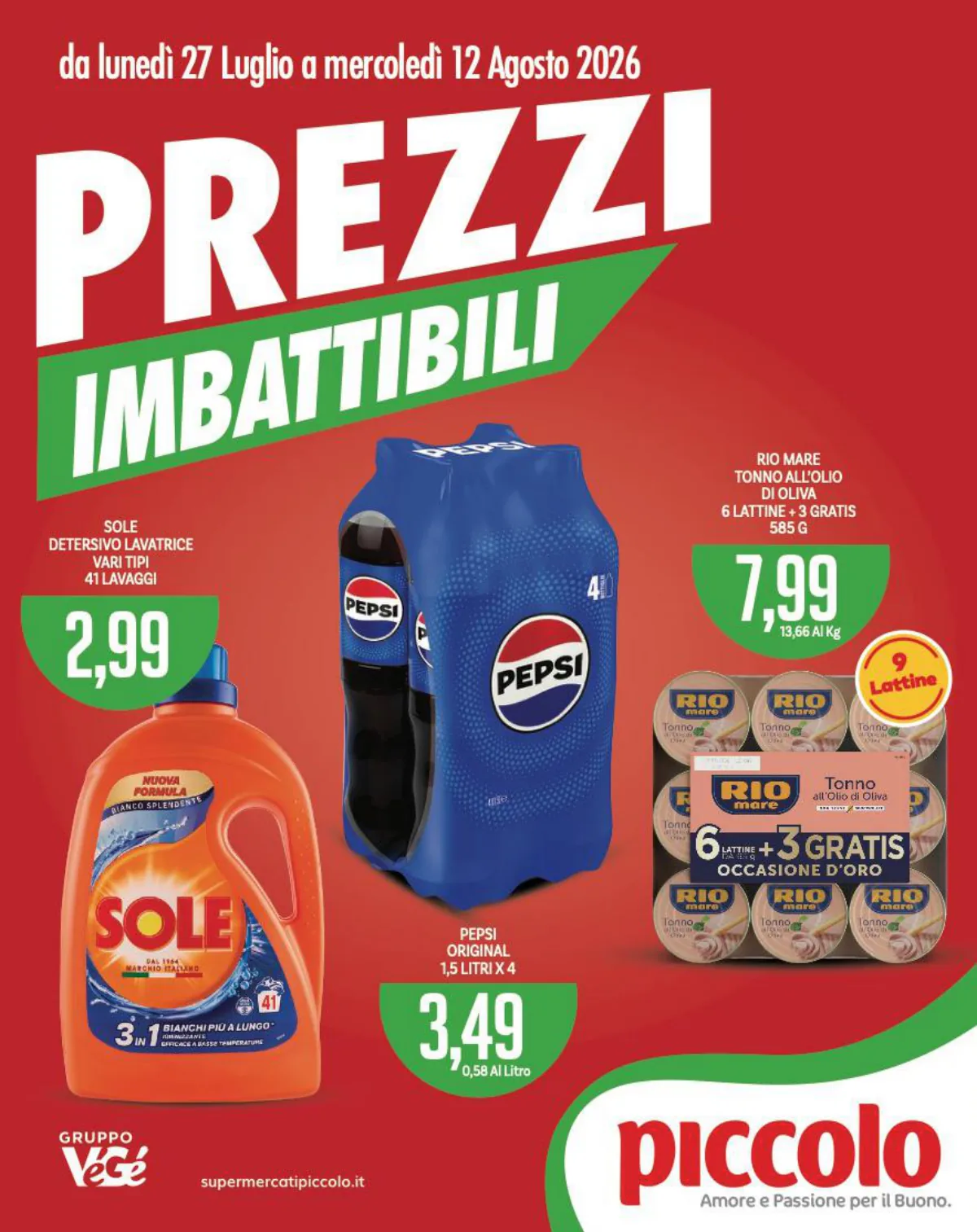 Volantino Piccolo offerte Montesarchio