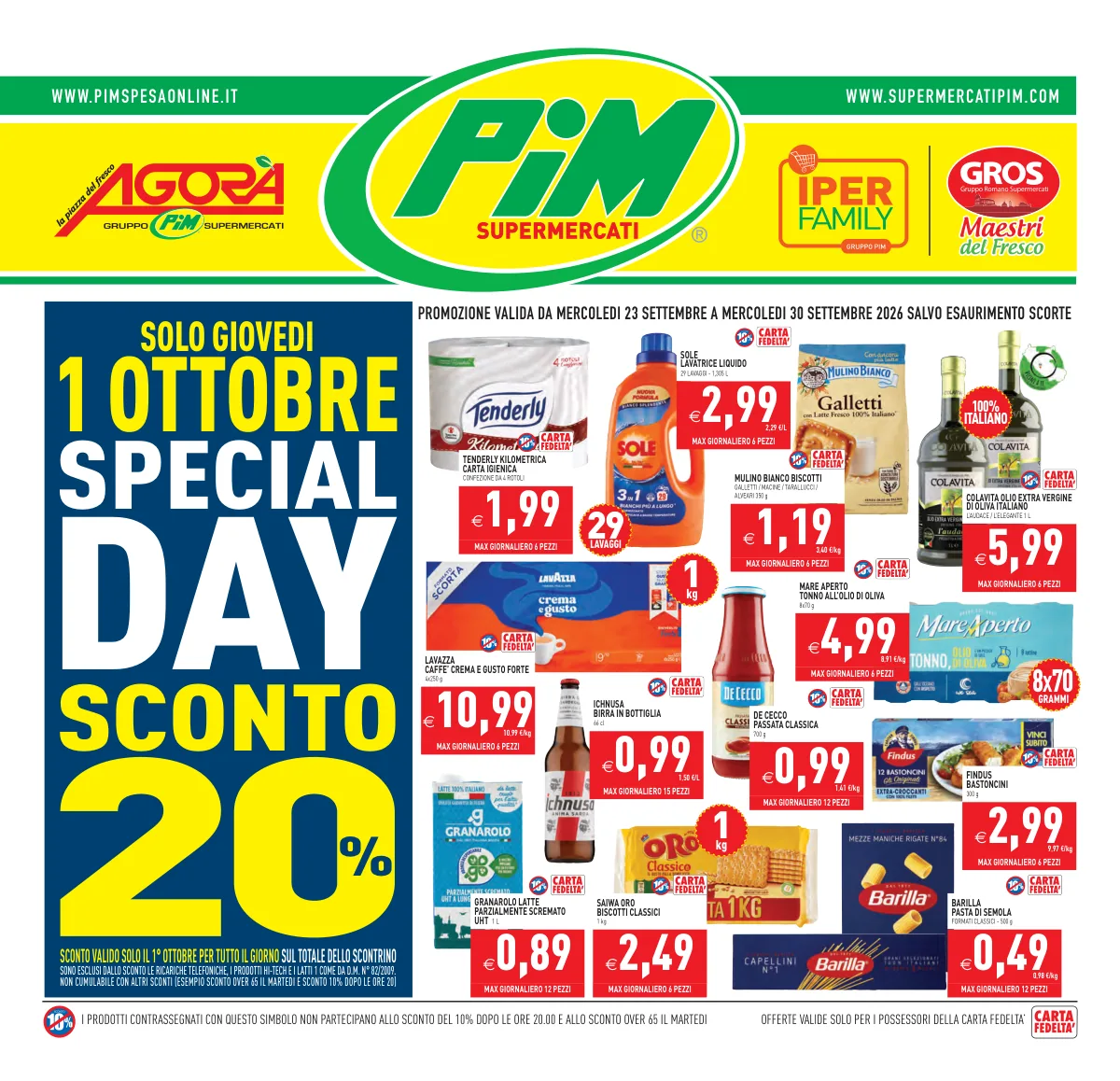 Volantino PIM