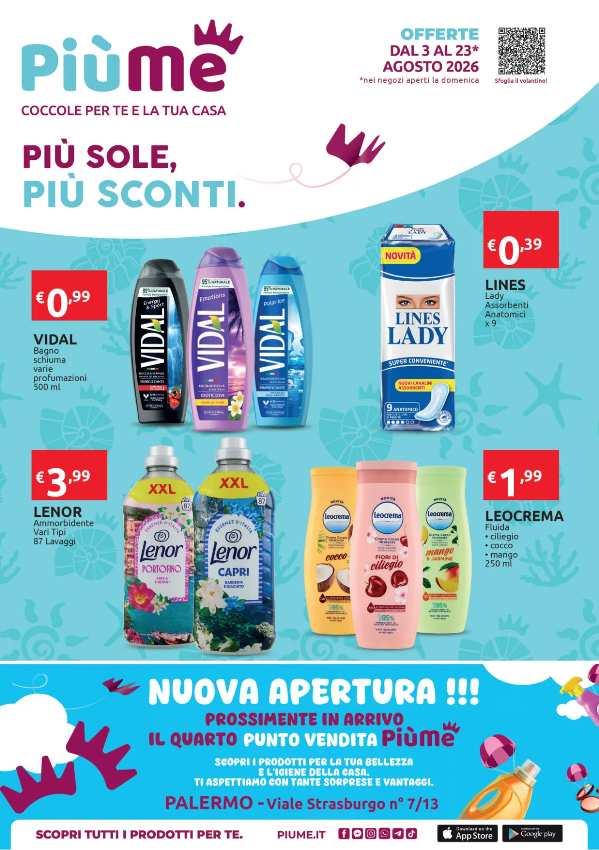 Volantino piume offerte Palermo
