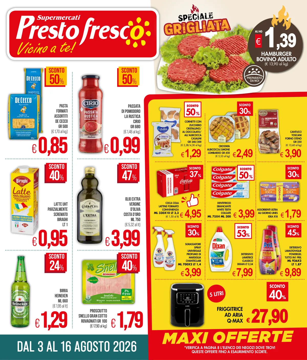 Volantino presto-fresco a Cortemilia