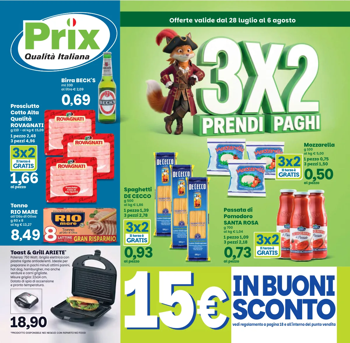 Volantino Prix offerte CASALE SUL SILE