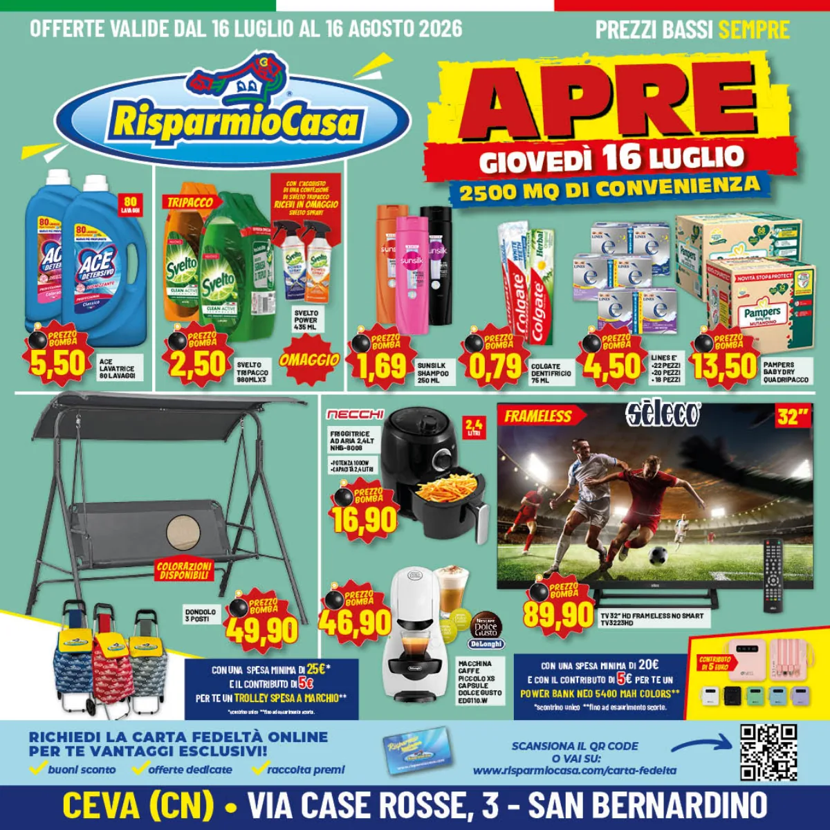 Volantino risparmiocasa a Ceva