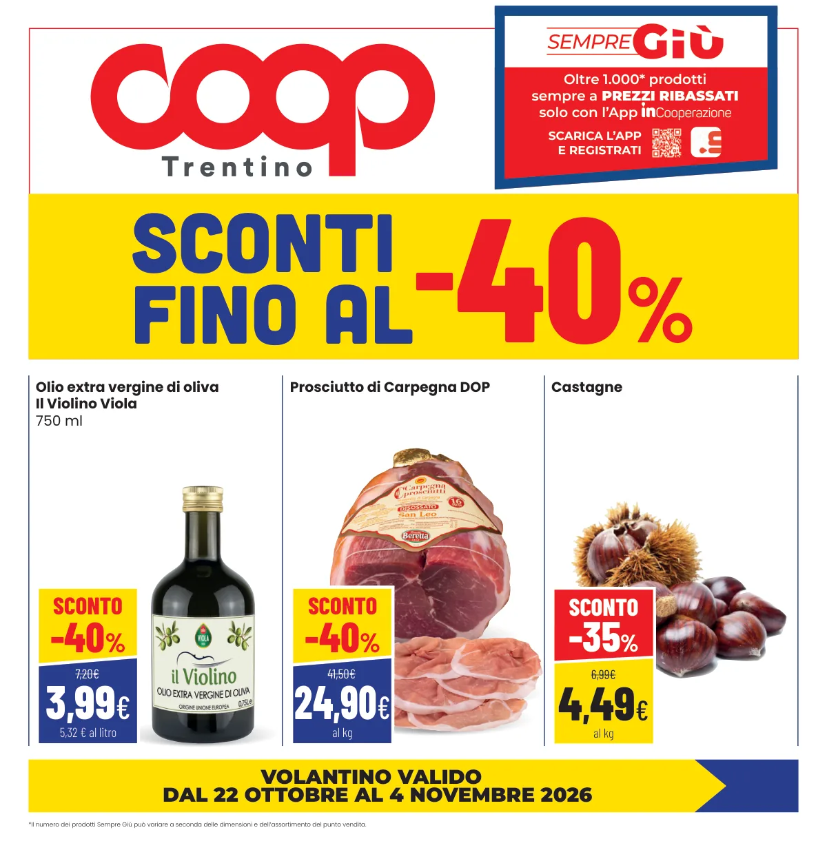 Volantino coop