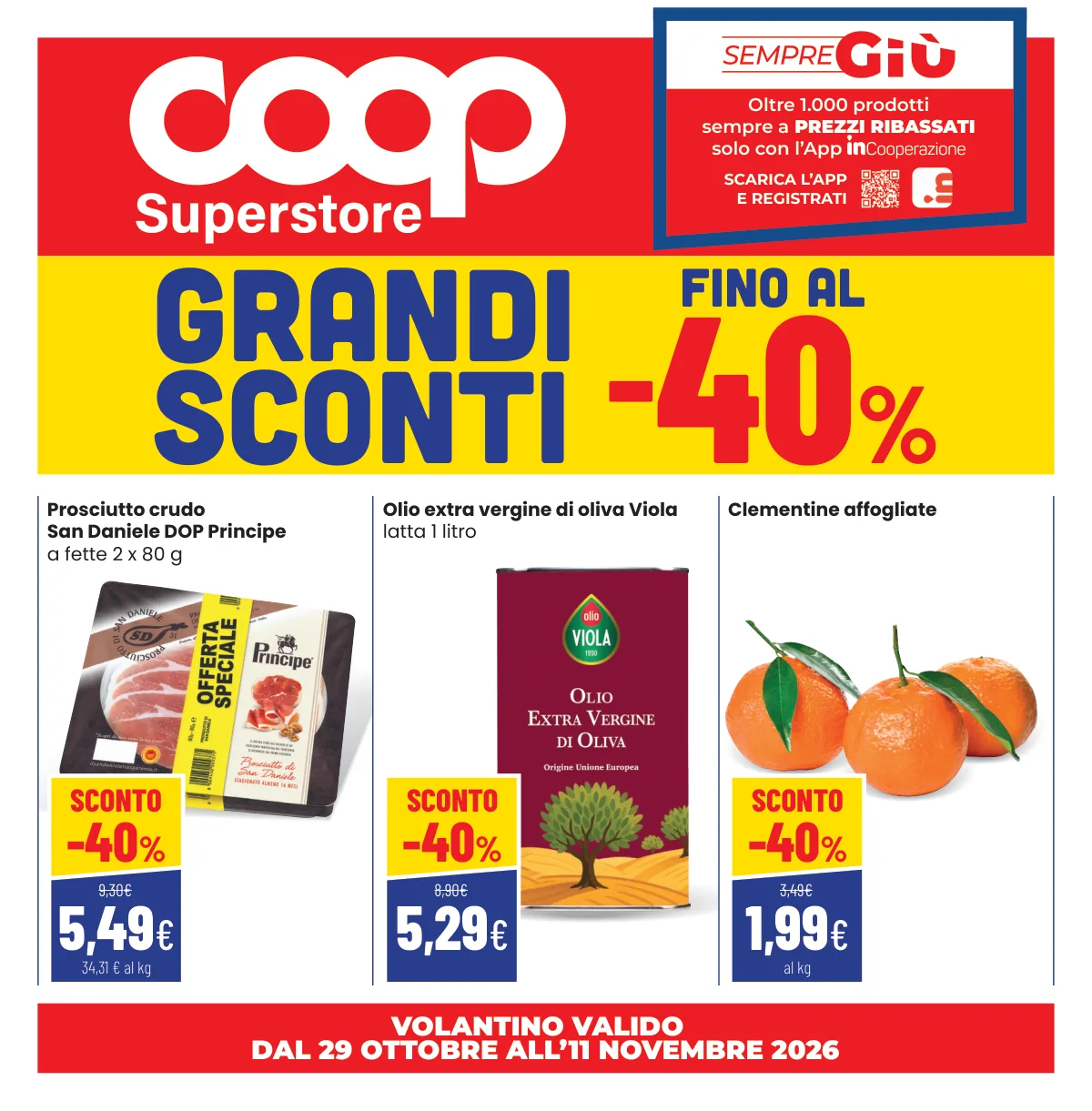 Volantino coop