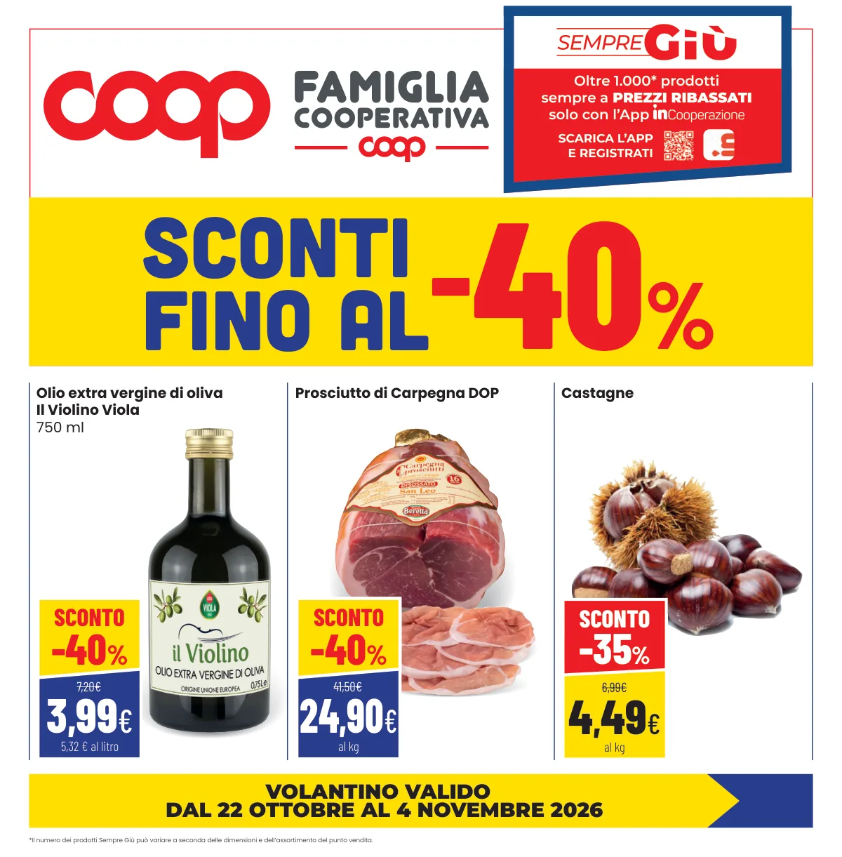 Volantino coop