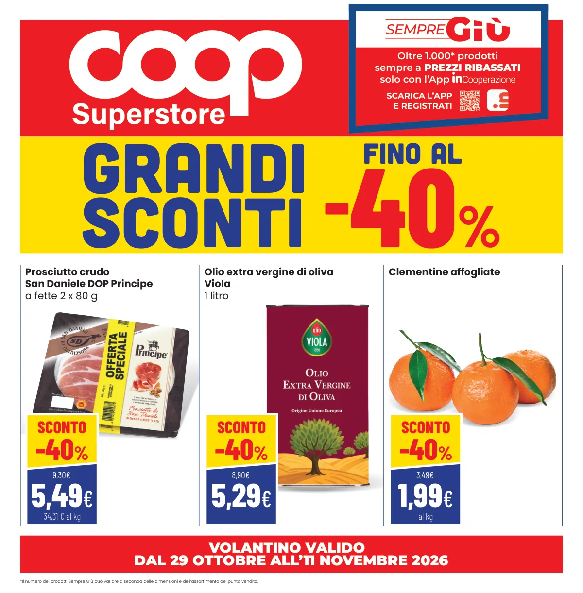 Volantino coop