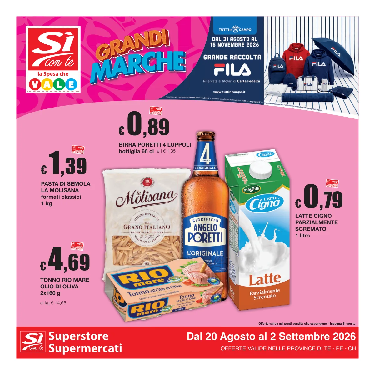 Volantino Sì con Te