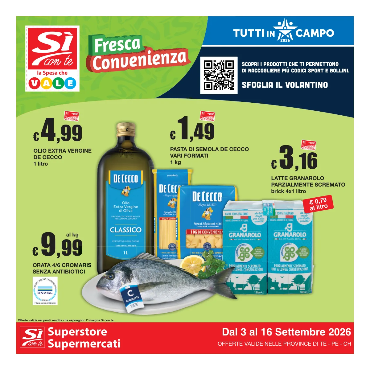 Volantino Sì con Te
