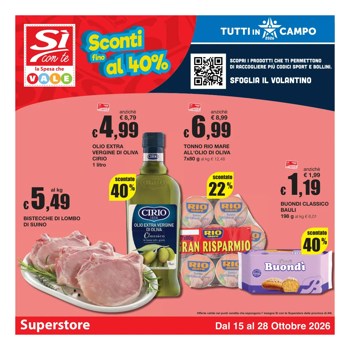 Copertina volantino Sì con Te