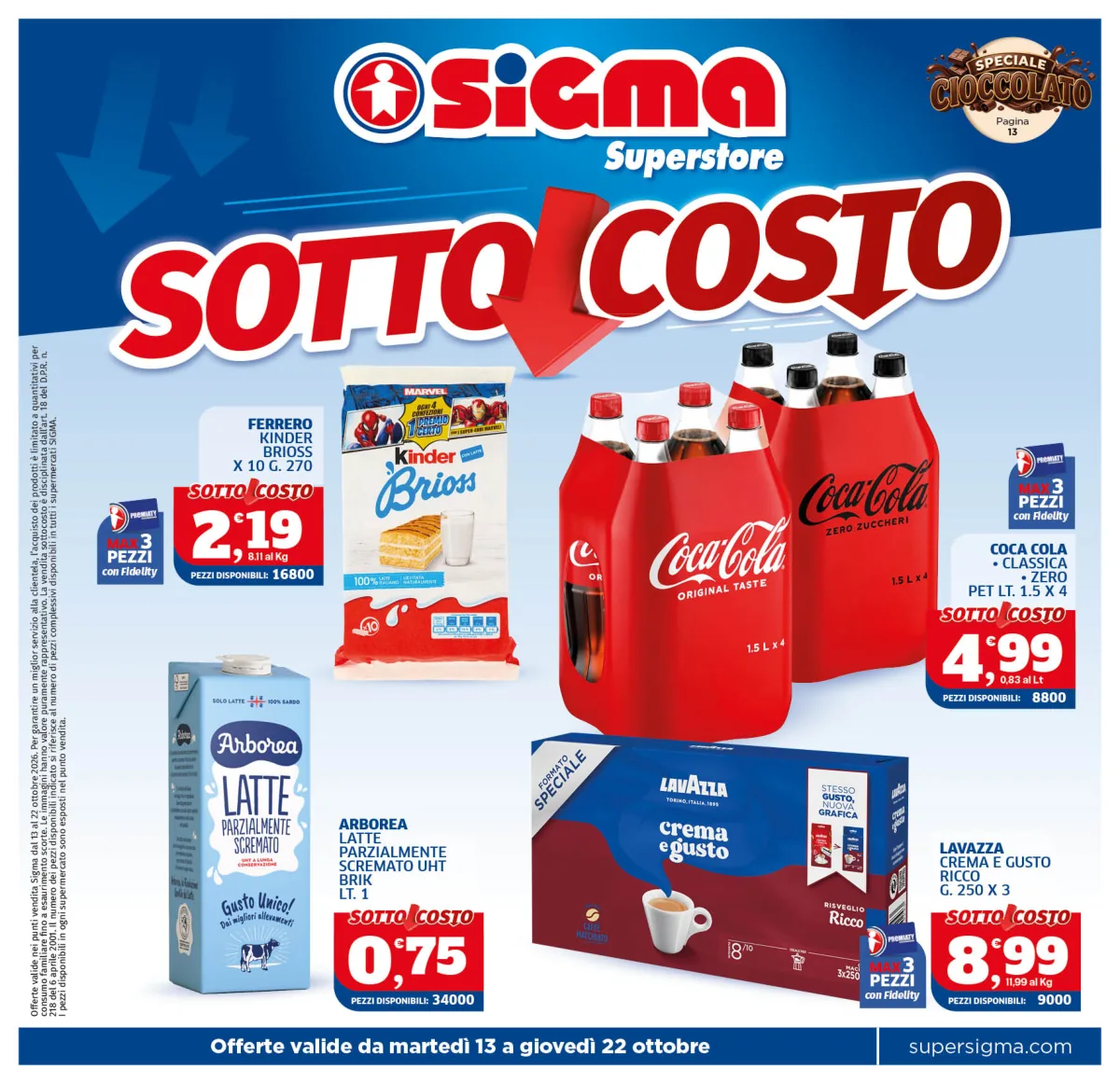 Volantino sigma superstore