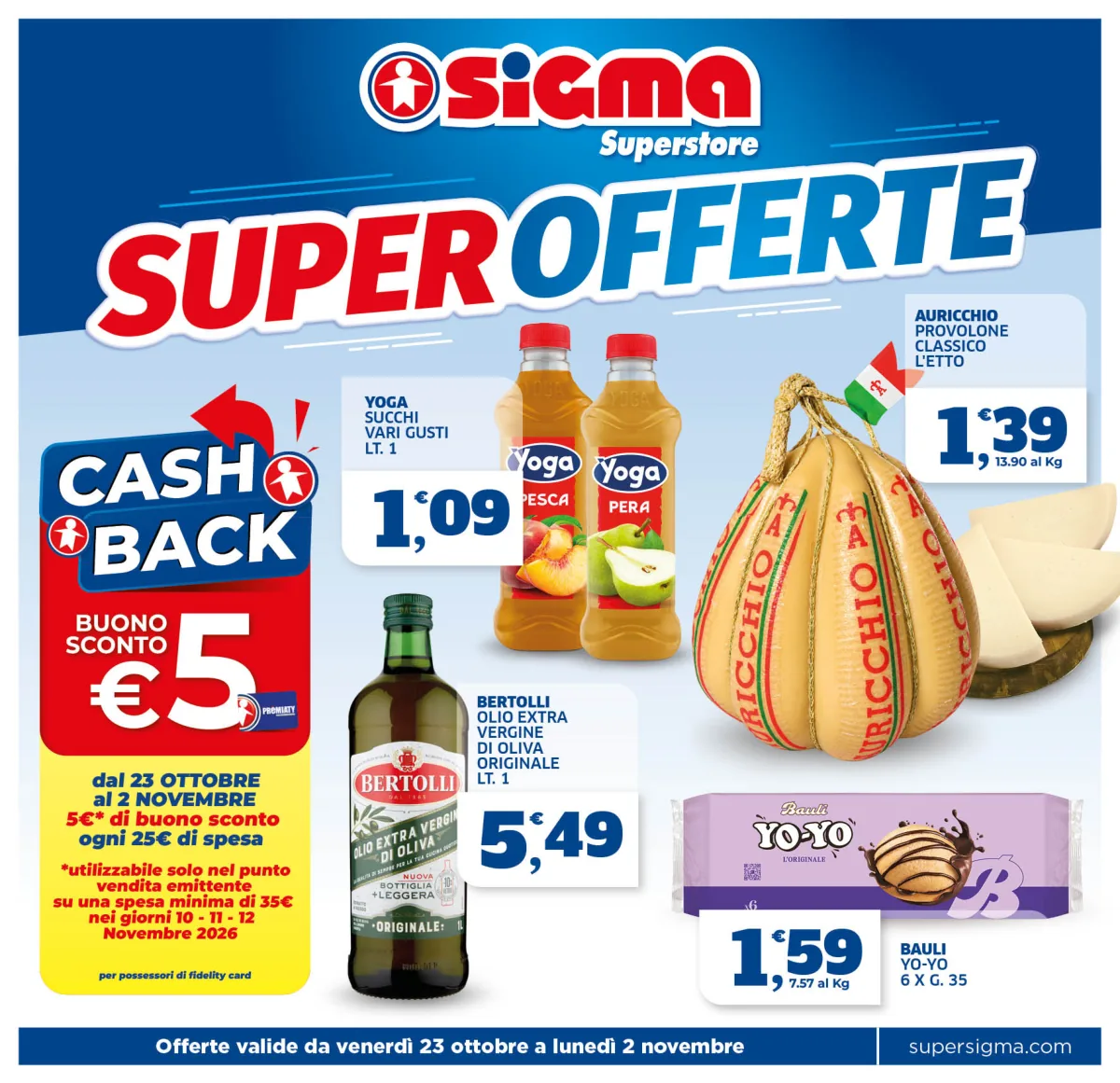Copertina volantino sigma superstore