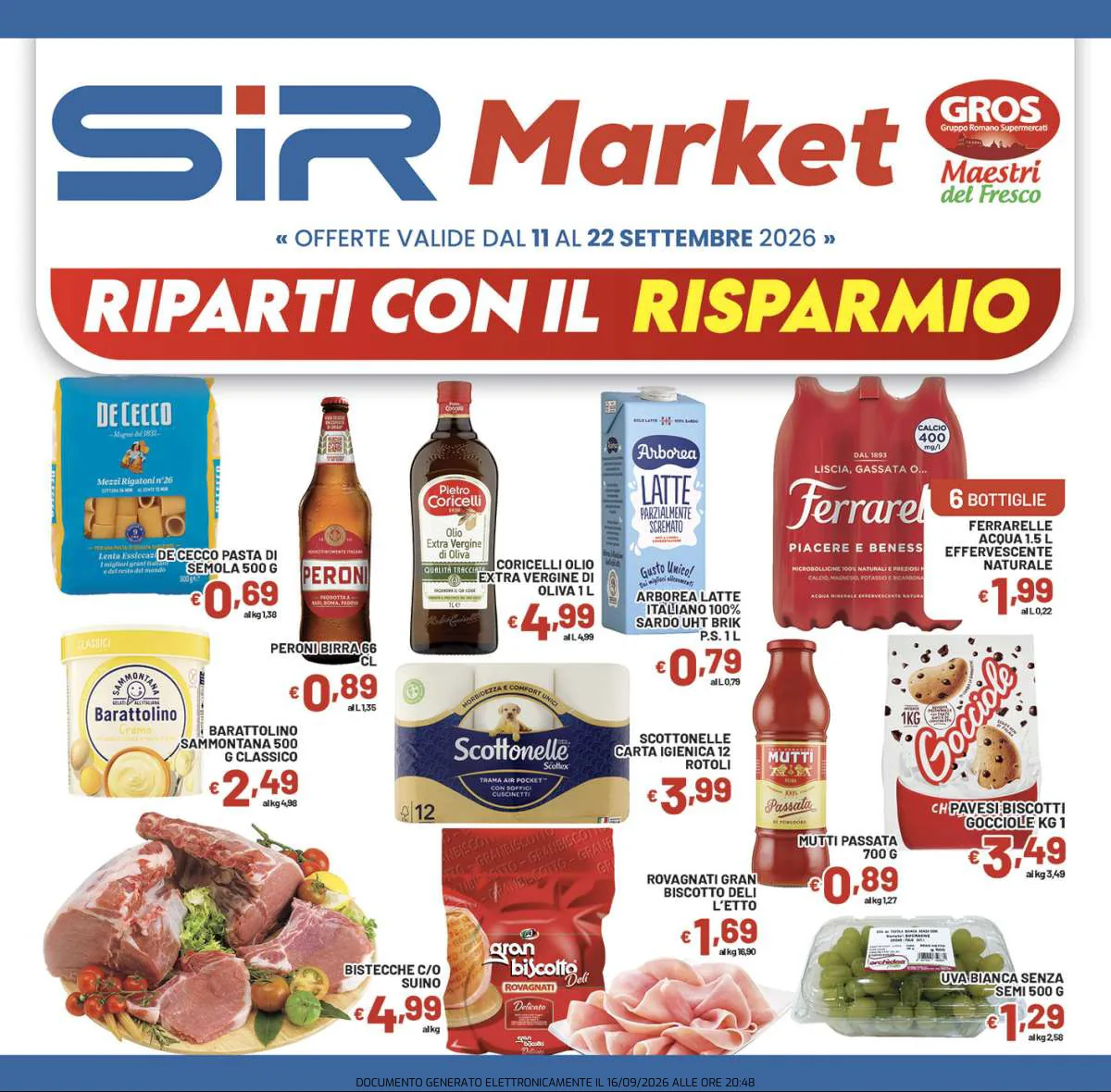 Volantino sir-market