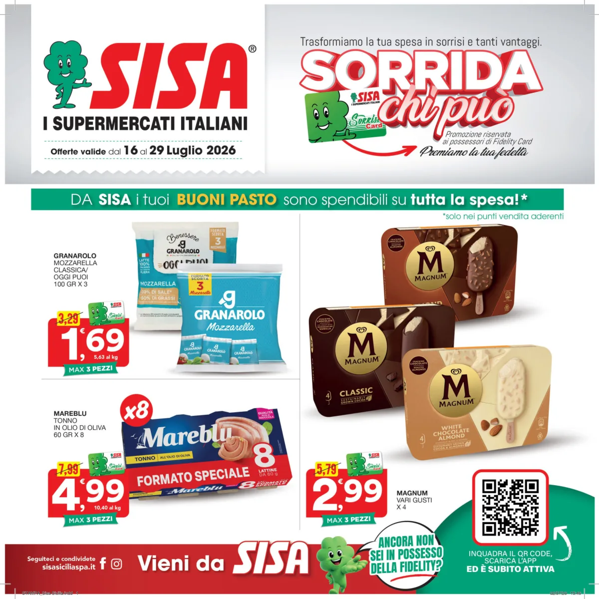 Volantino Sisa offerte Favara