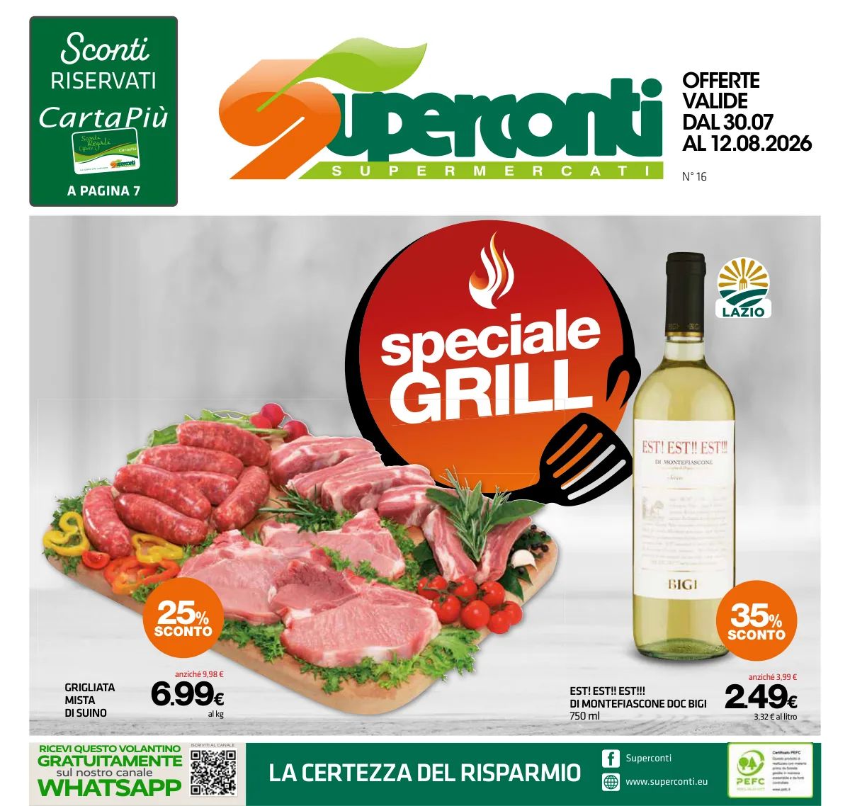 Volantino superconti a Valmontone