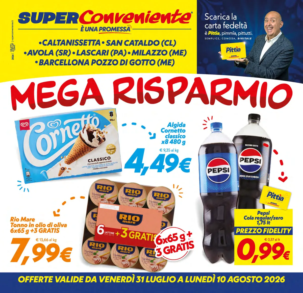 Volantino punto simply a Avola