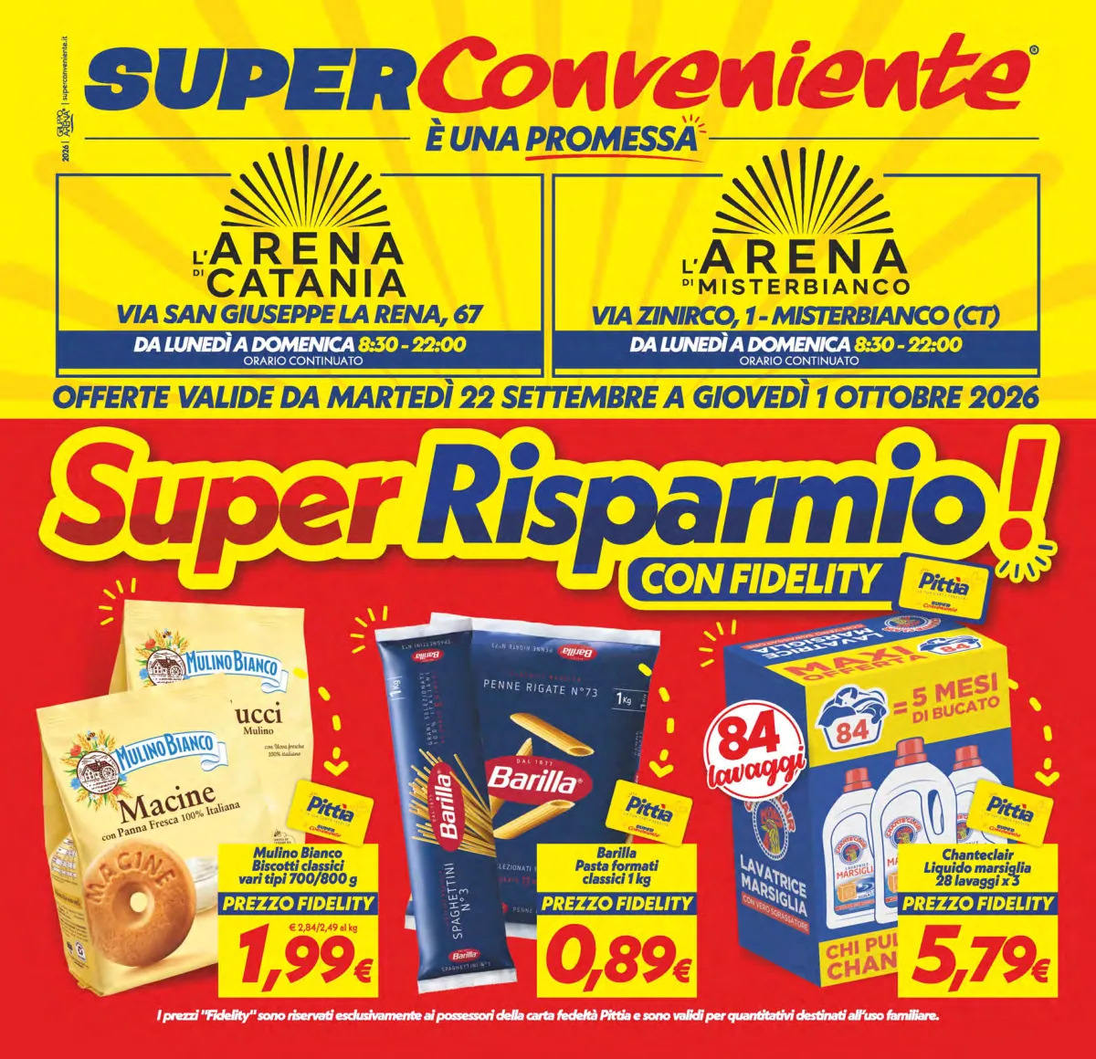 Volantino Acqua e Sapone