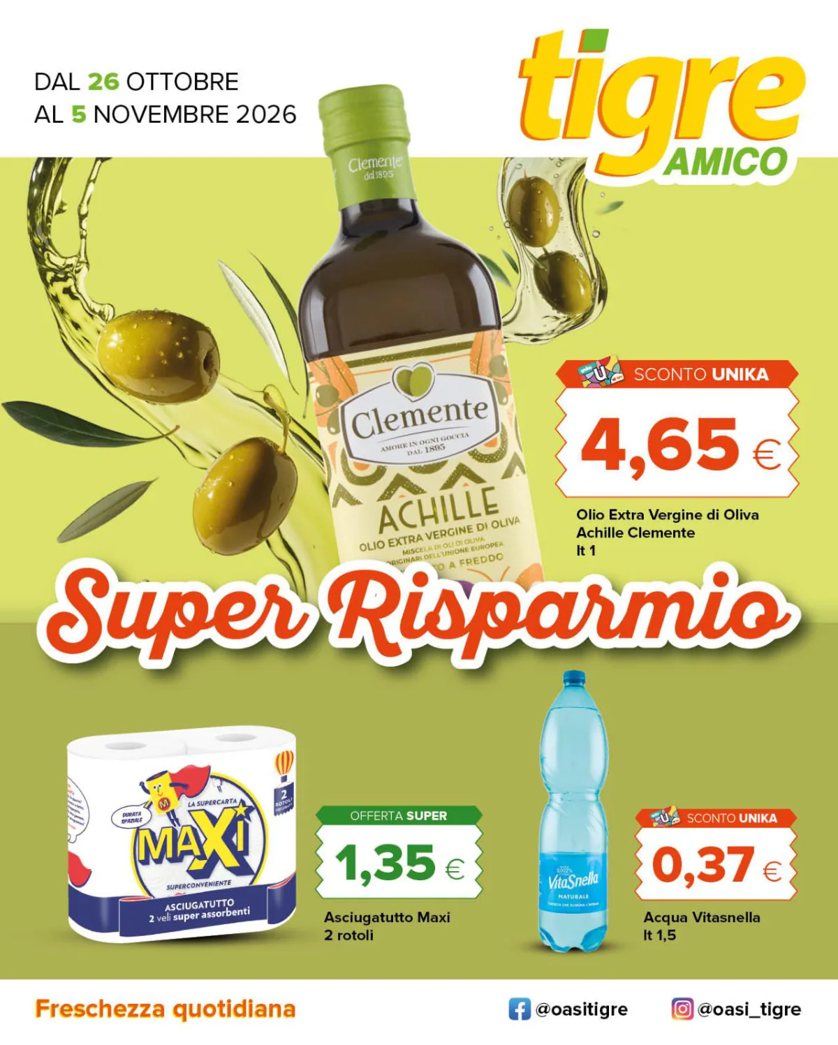 Copertina volantino Tigre-Amico