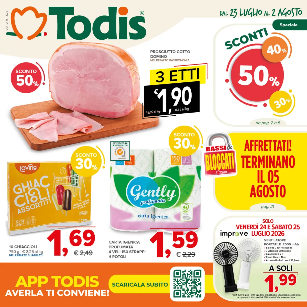Volantino Todis a Arezzo