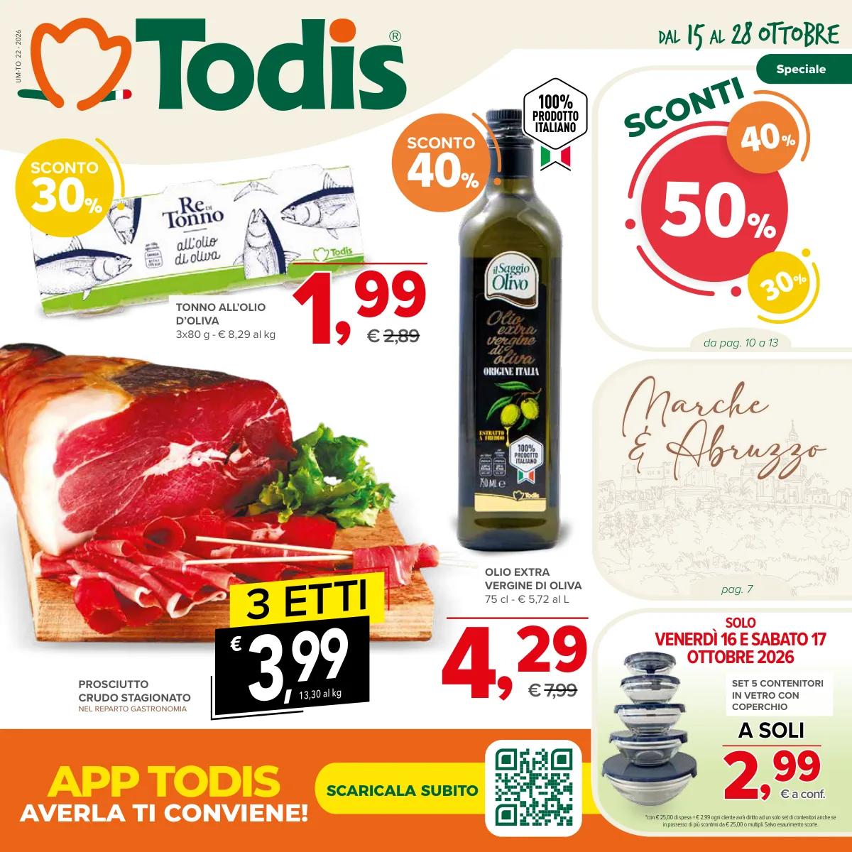 Copertina volantino Todis