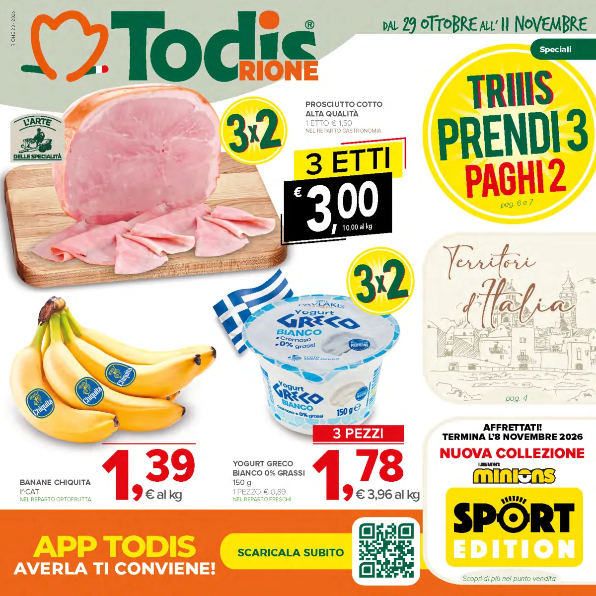 Copertina volantino Todis