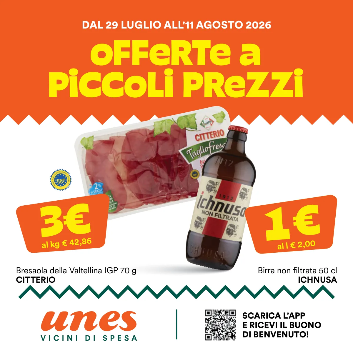Volantino Unes offerte Parma