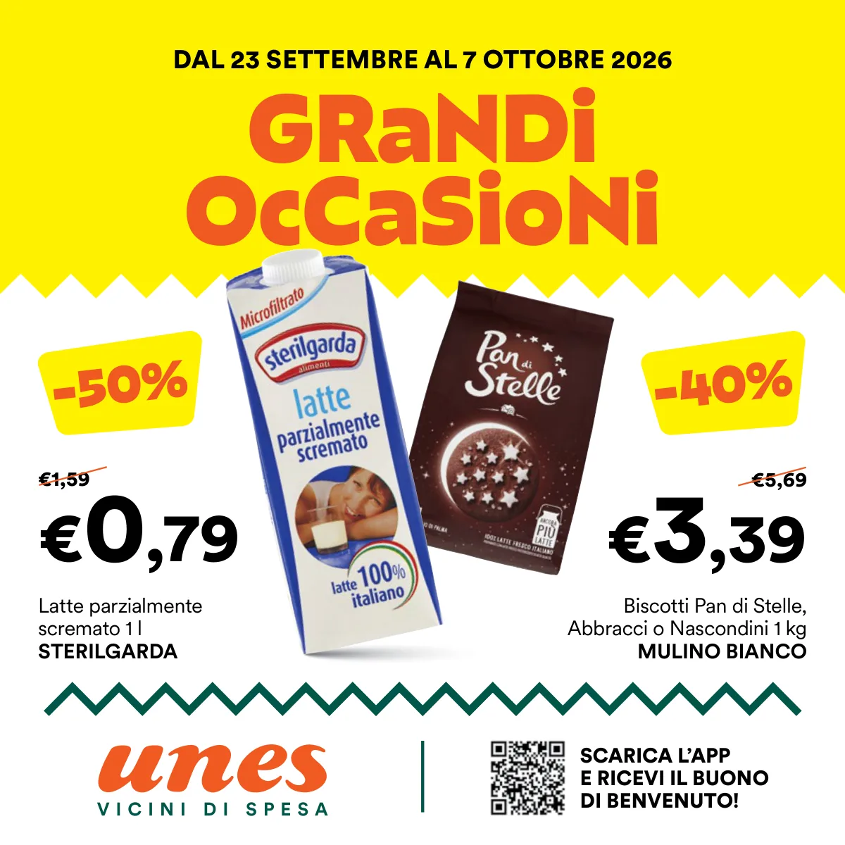 Volantino Unes offerte Milano
