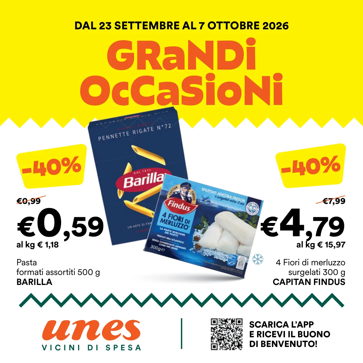 Volantino Unes offerte Codogno