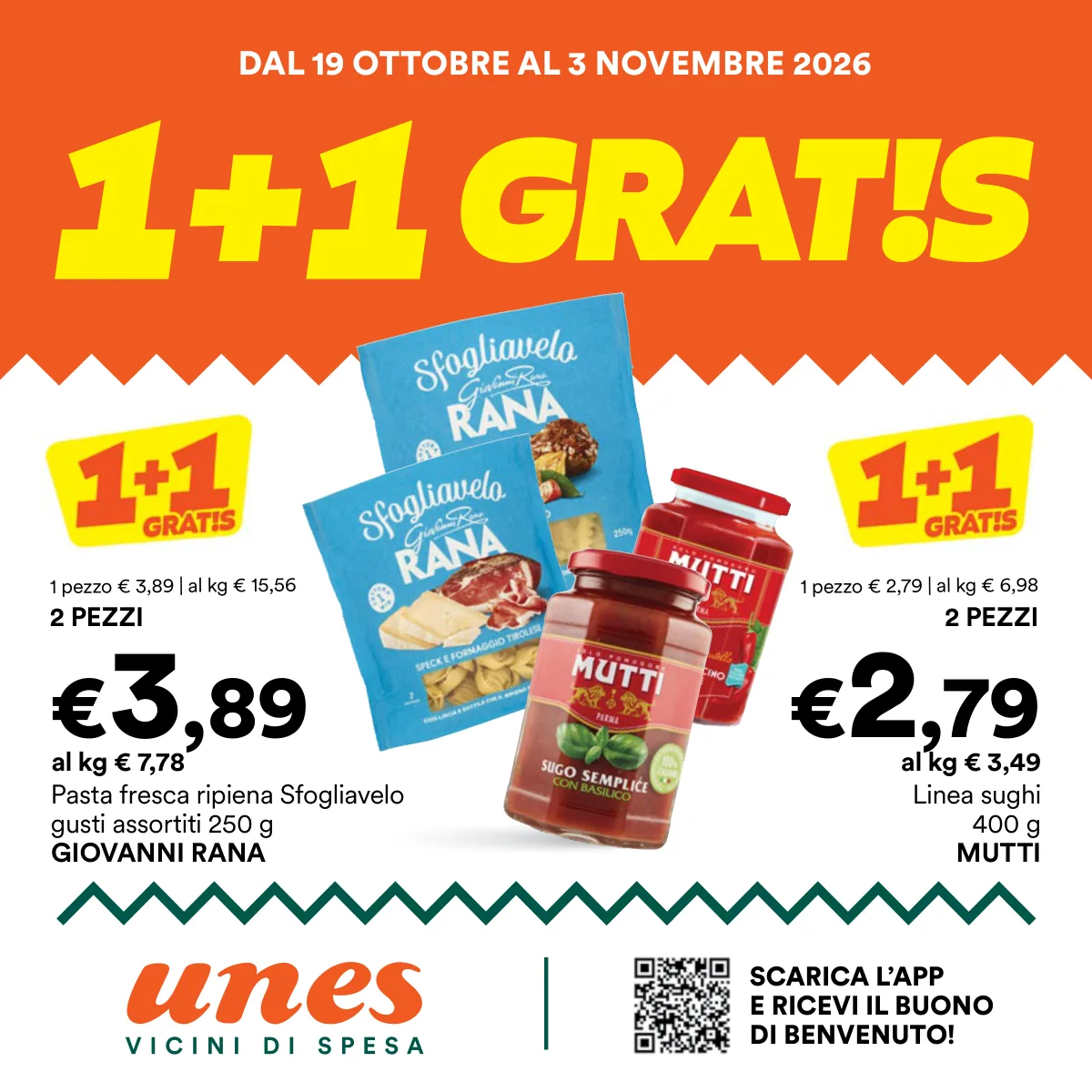Volantino Unes