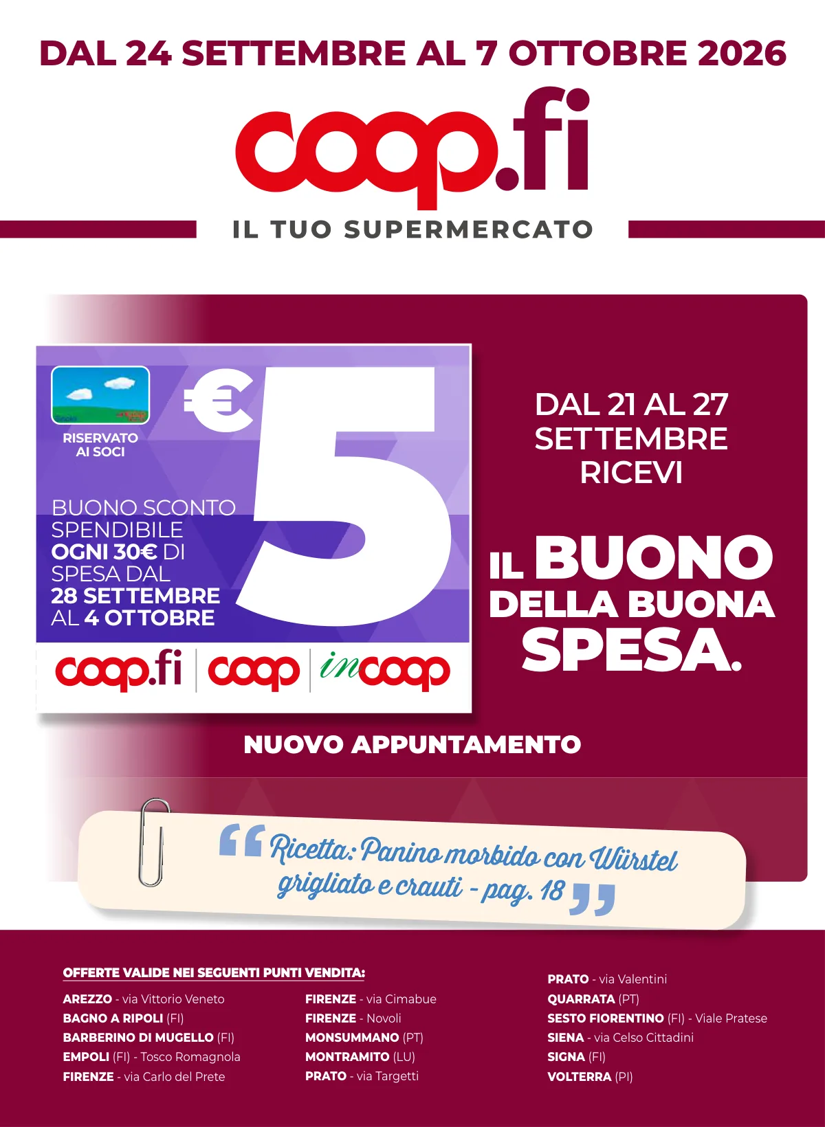 Volantino coop