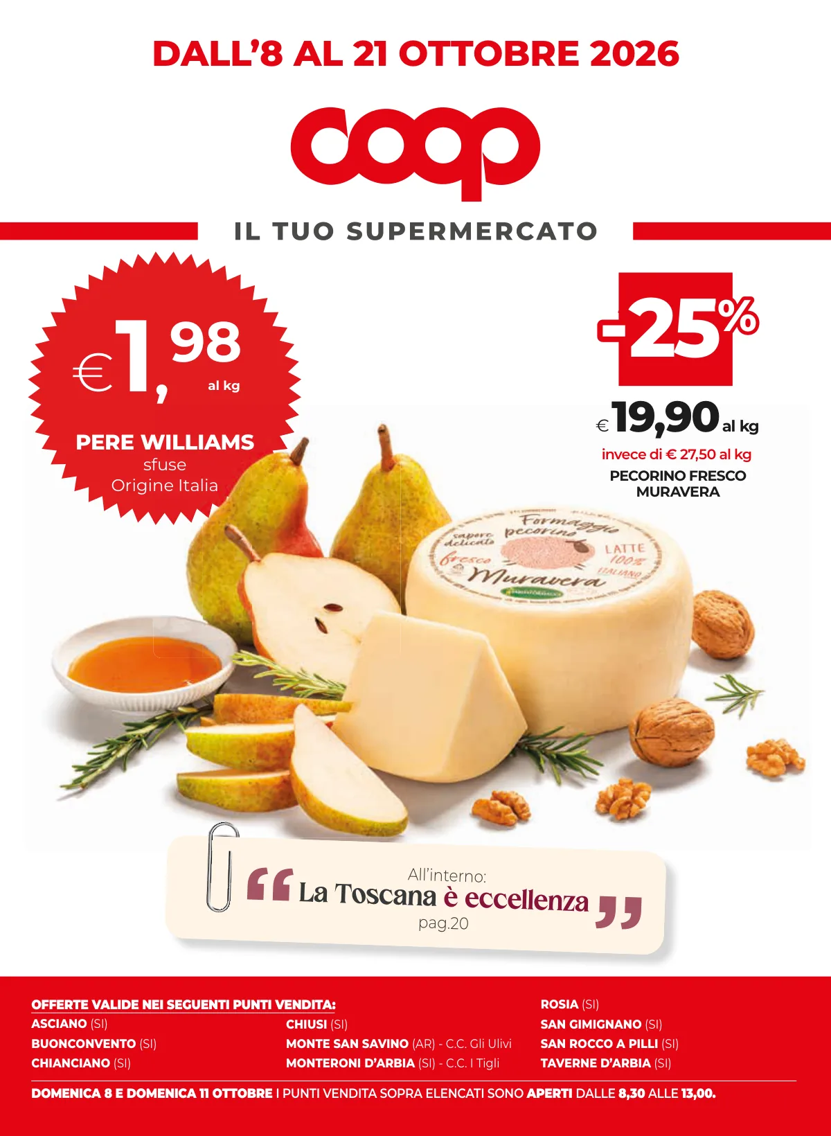 Copertina volantino coop