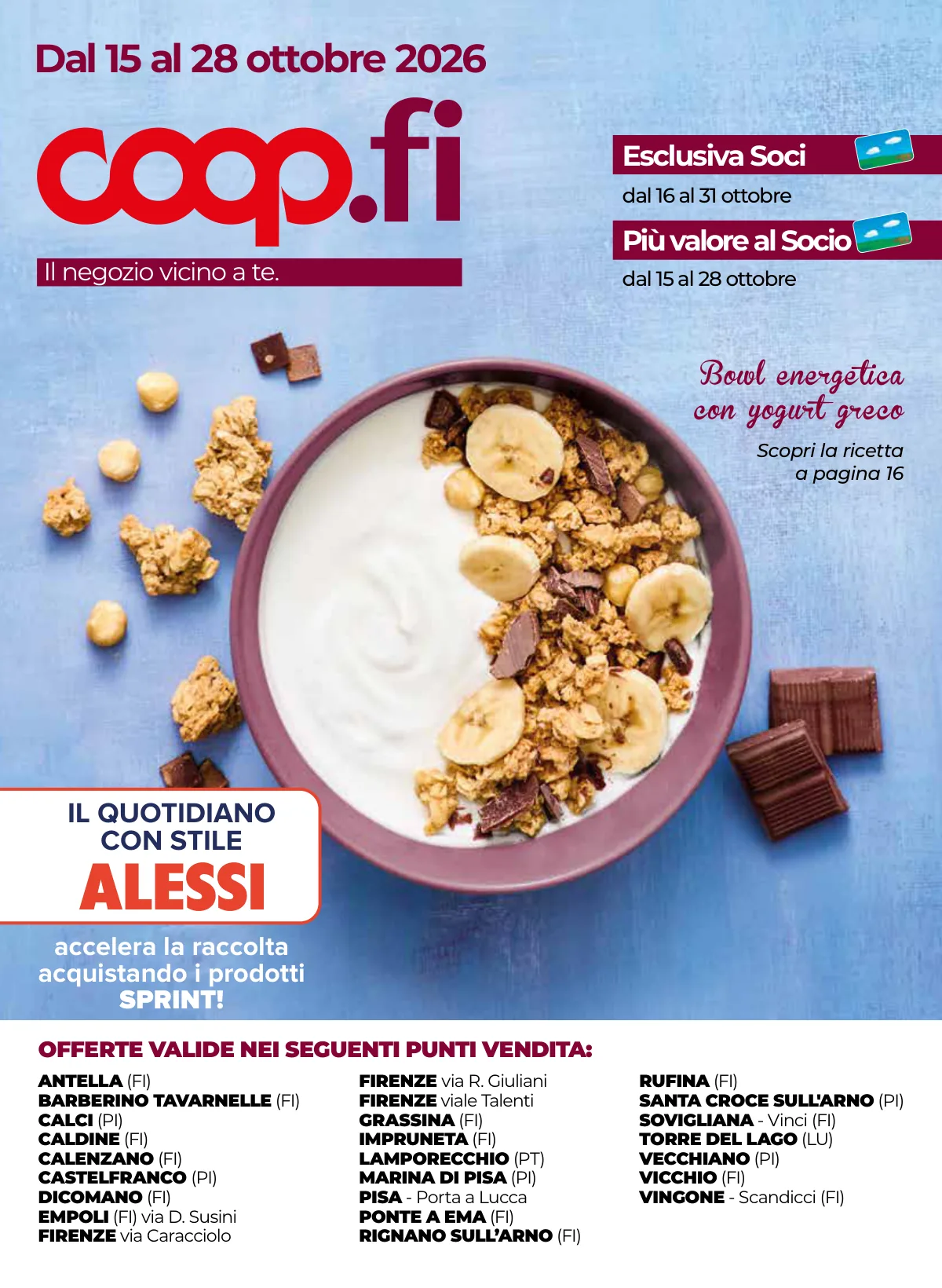 Copertina volantino coop