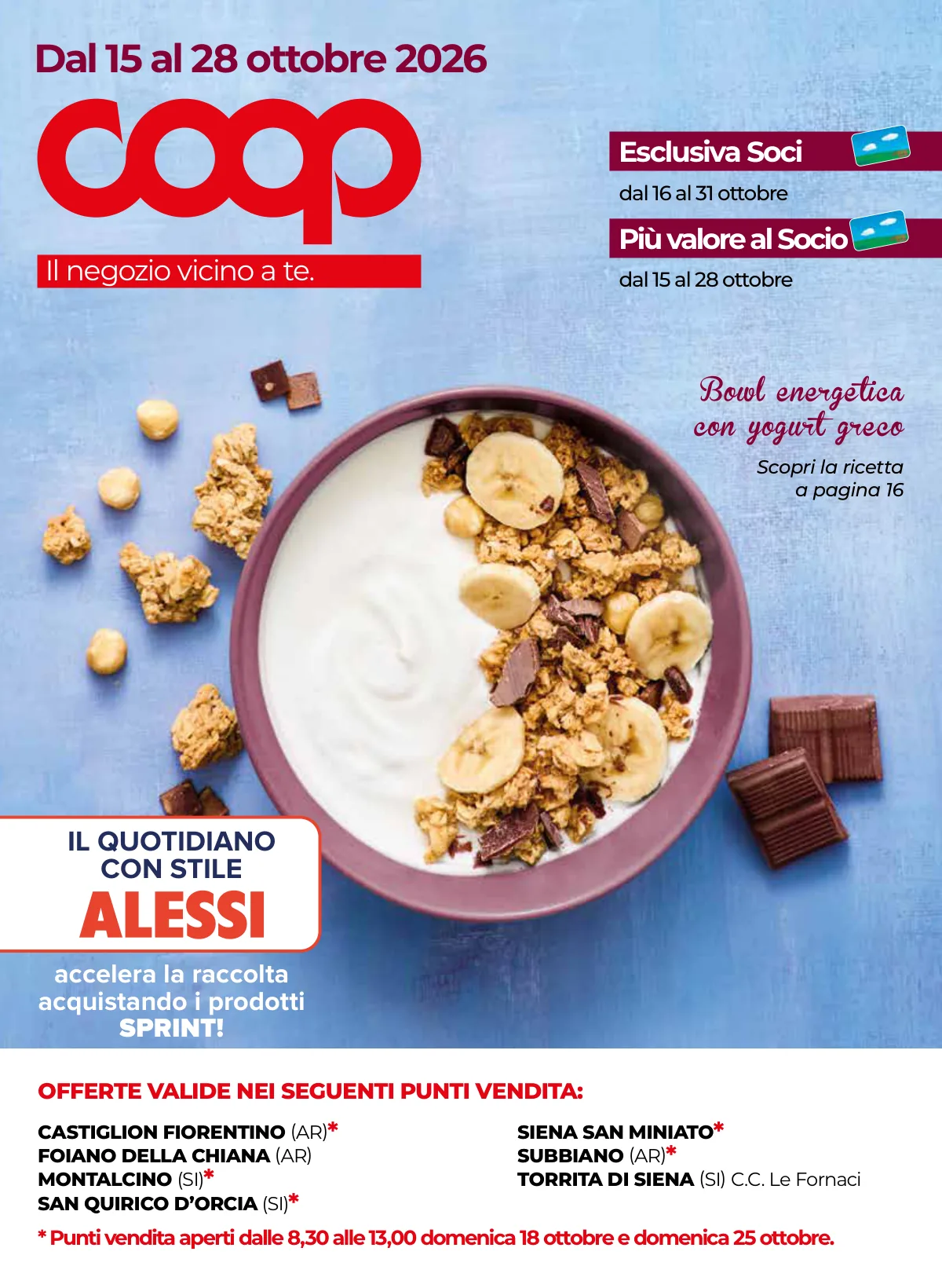 Copertina volantino coop