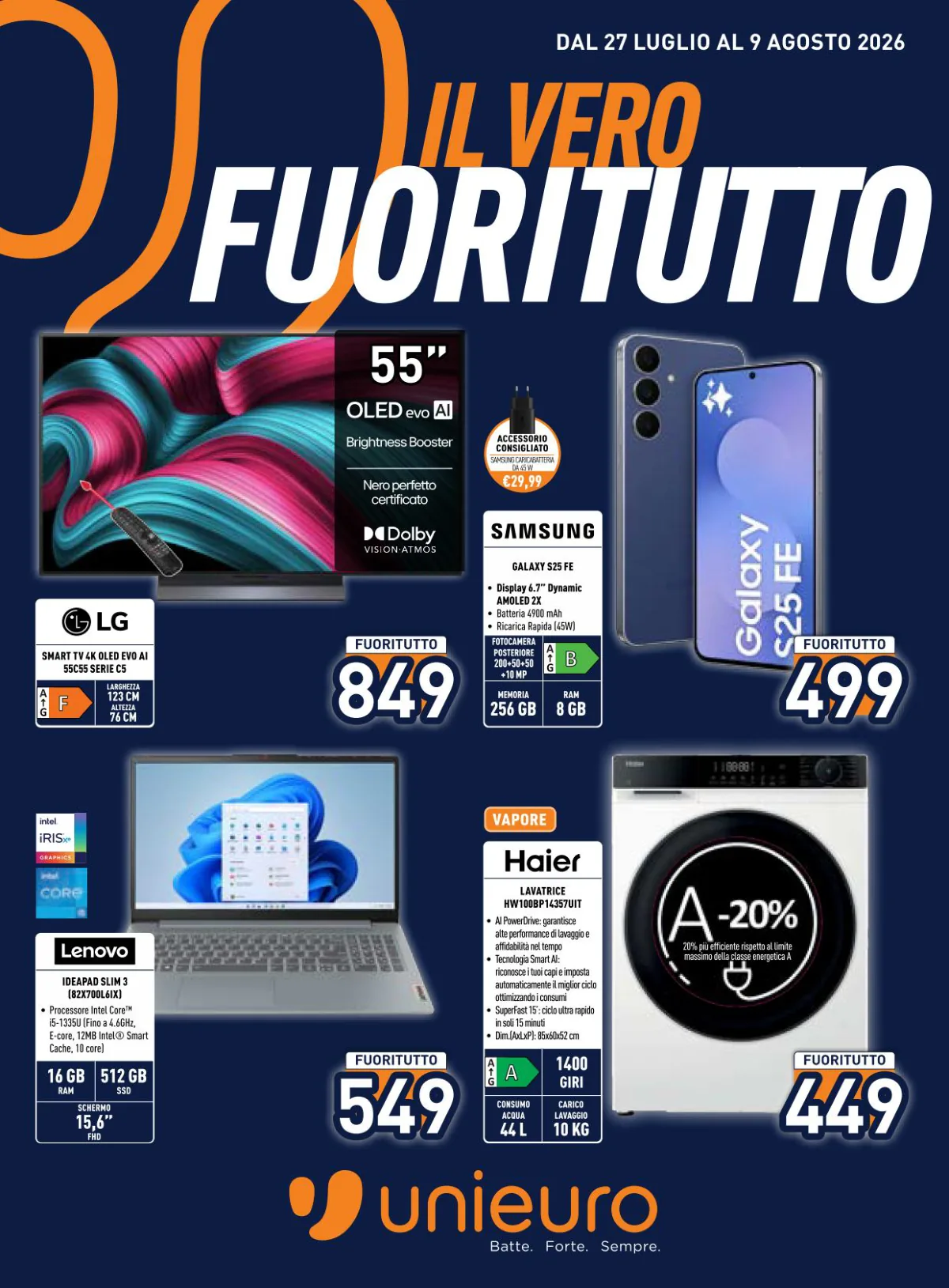 Volantino Unieuro offerte Milano