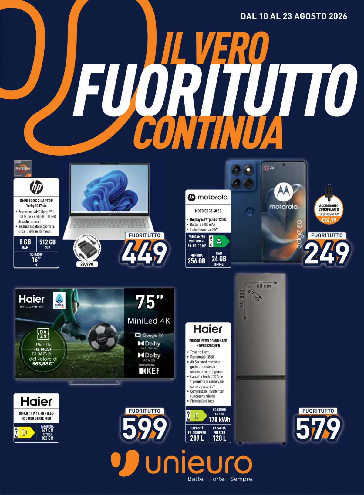 Volantino unieuro a Milano