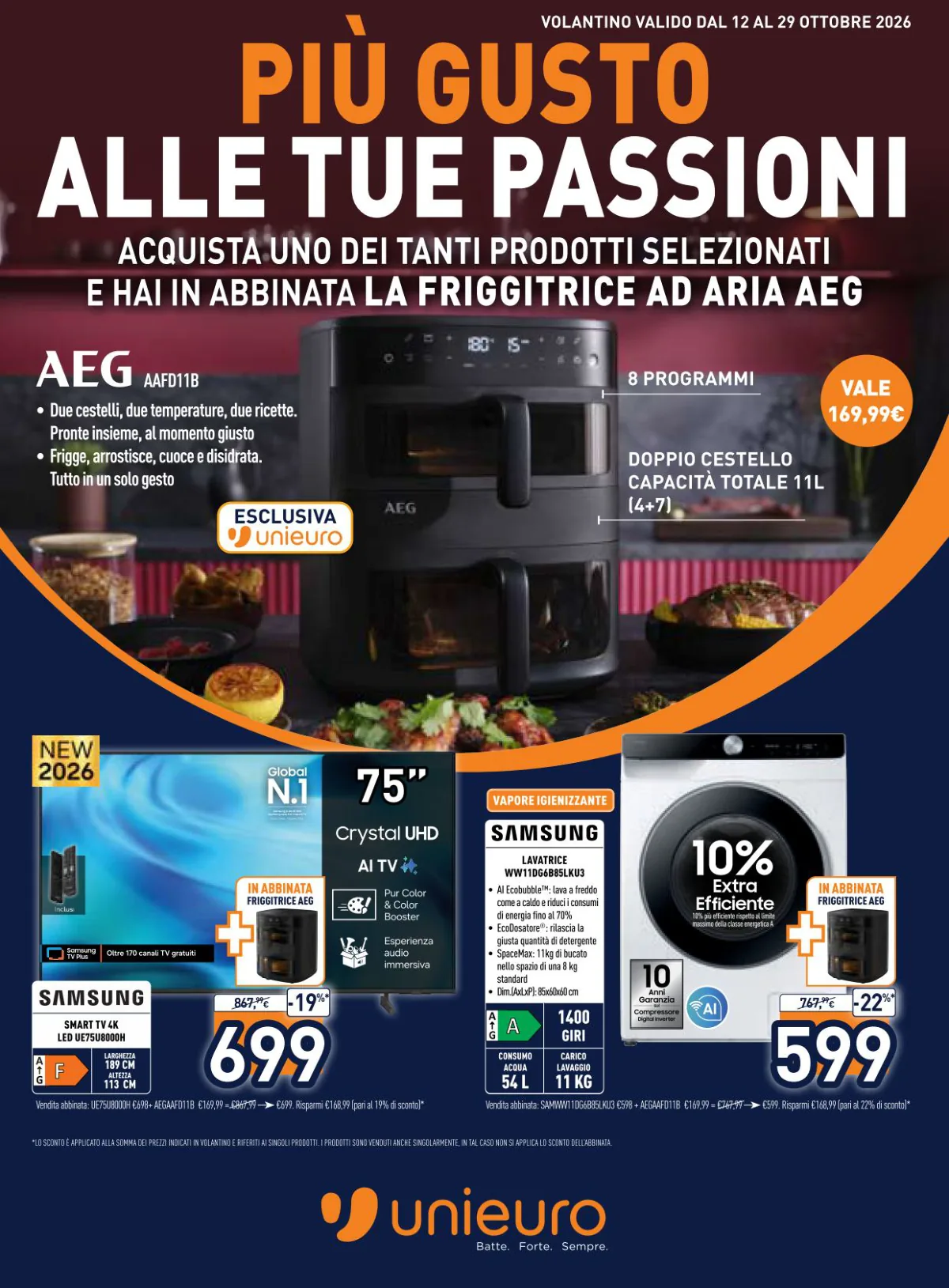 Copertina del volantino Unieuro