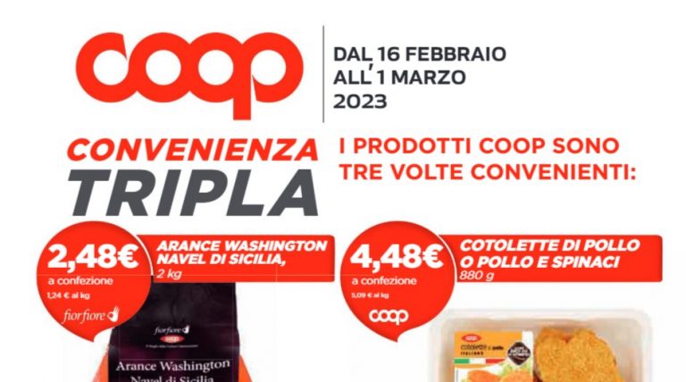 volantino coop dal 16 febbraio