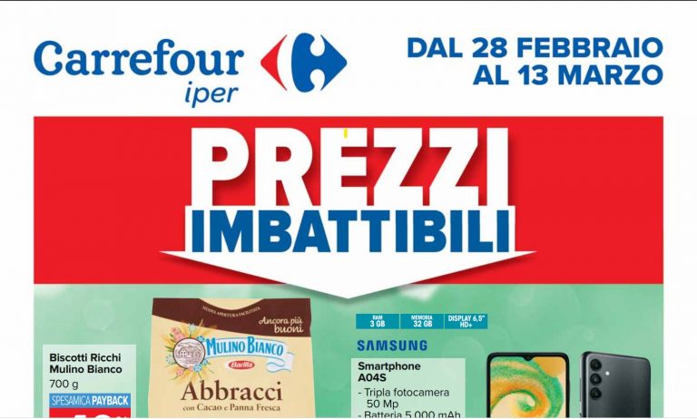 anteprima volantino carrefour dal 28 febbraio