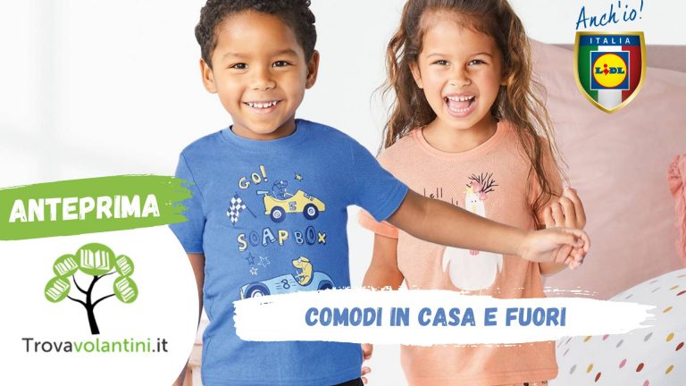 offerte lidl abbigliamento bambini dal 27 aprile