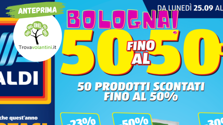 volantino Aldi a Bologna